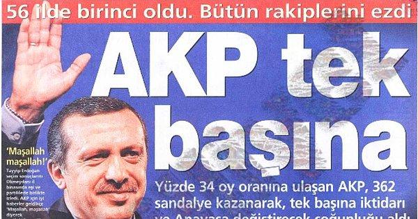 14. AKP iktidara geleli 15 yıl oldu.