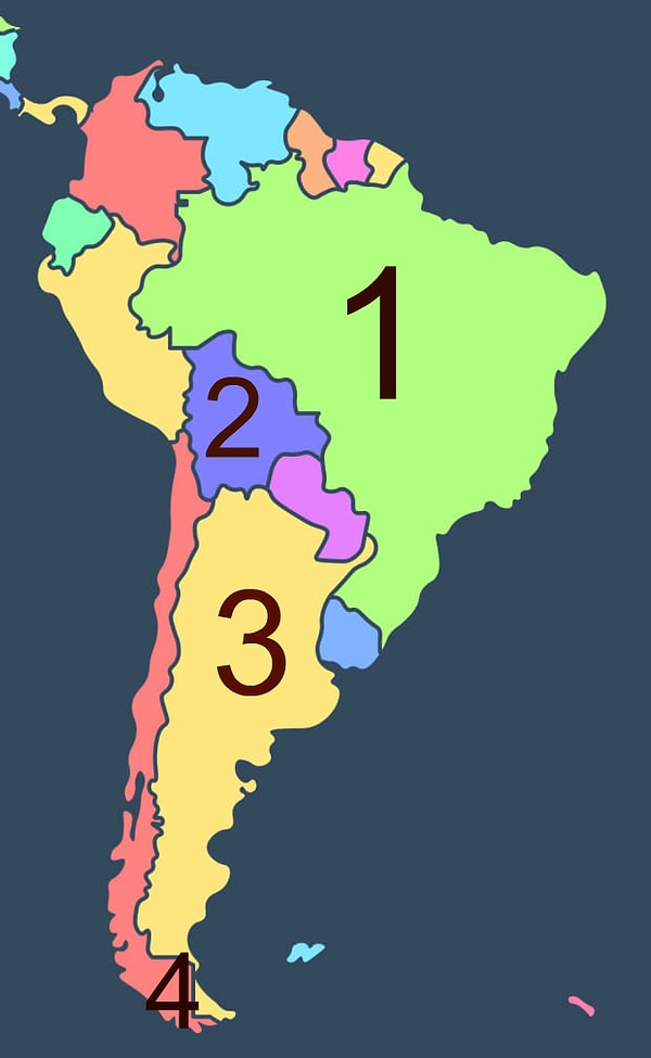 2. Где находится Аргентина?