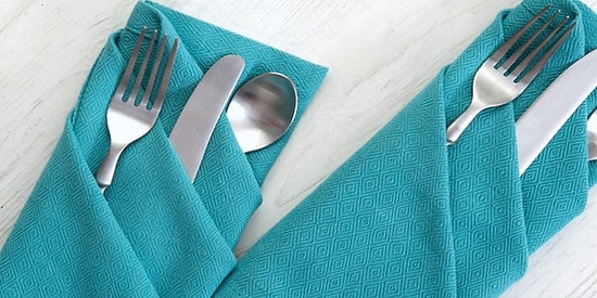 Sofralarınız Rengarenk Olsun! Bu Basit Katlama Yöntemleriyle Siz de Peçetelerinize Kolayca Şekil Verebilirsiniz