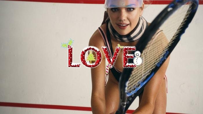 Love Magazine İçin Kamera Karşısına Geçen Kate Upton'dan Seksi Tenis Oyunu