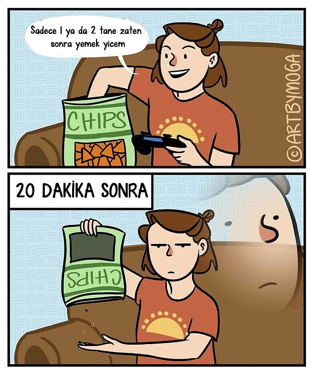 7. Klasik bir yemek öncesiydi...