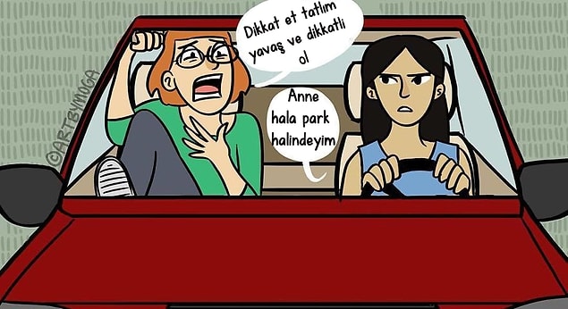 16. Ailemiz ile arabada olmak ve o arabayı bizim kullanıyor olmamız....