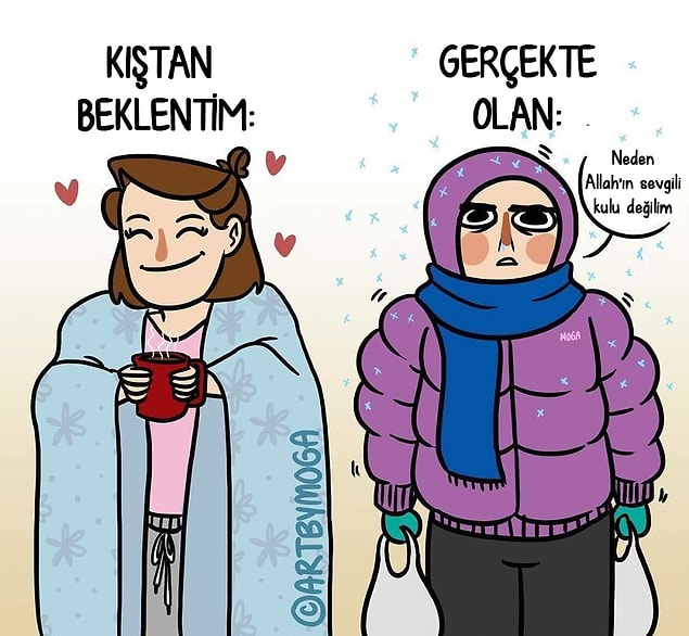 14. Ben de prensesim, kışın prenses gibi gezip hasta olmak istiyorum!