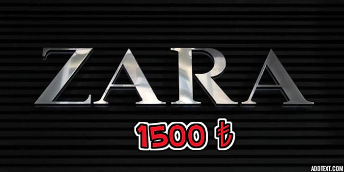 Sana Verdiğimiz 1500 TL'yi Aşmadan Zara'dan Alışveriş Yapabilecek misin?