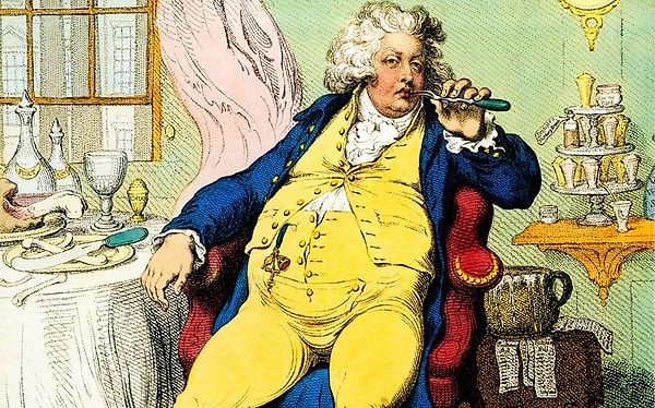 7. Принц-регент страдал ожирением