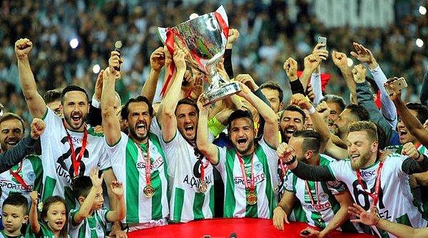 20. Konyaspor, Türkiye Kupası Şampiyonu oldu.