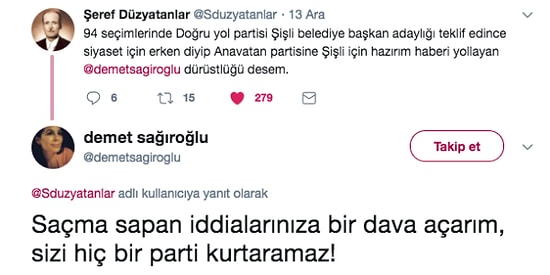 Ünlülerin Tatlı Belası Şeref Düzyatanlar Tarafından Trollenen Demet Sağıroğlu