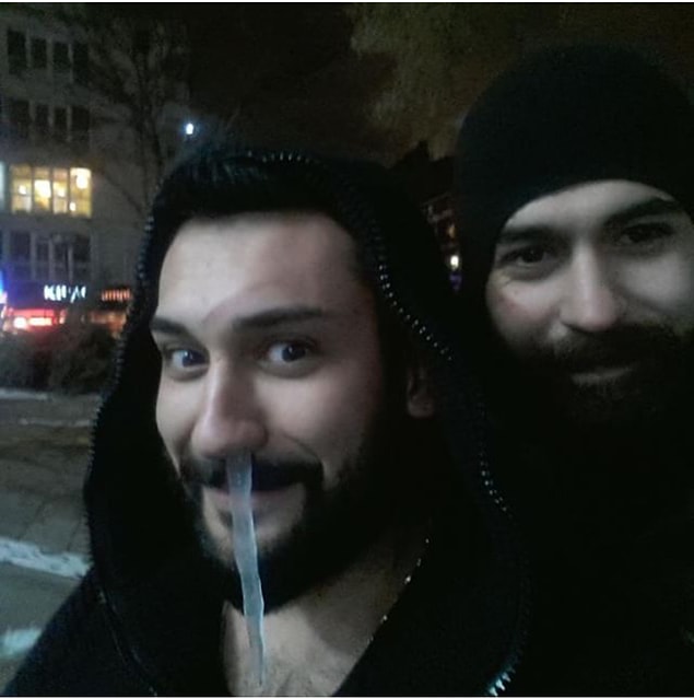 5. Sümüğü donmuş 😜
