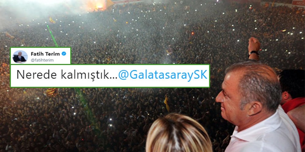 'Nerede Kalmıştık?' Fatih Terim'in Yeniden Galatasaray'a Dönmesinin Ardından Sevinçten Çılgına Dönen Taraftarlar