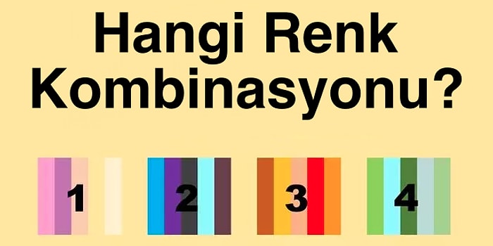Bu Renk Testi Senin Dışarıdan Nasıl Göründüğünü Ortaya Koyuyor!