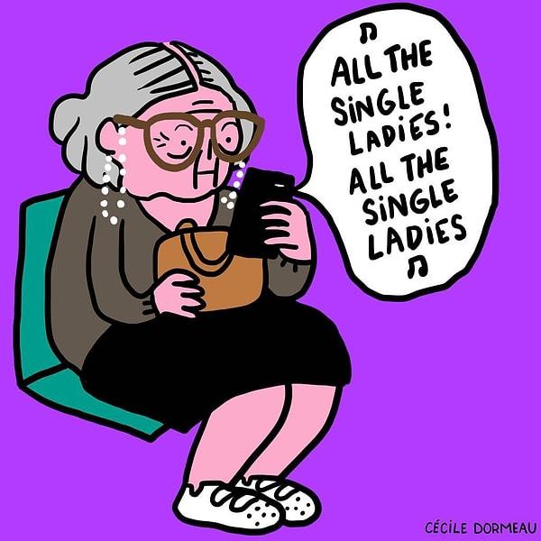 1. All the single ladies, all the single ladies!