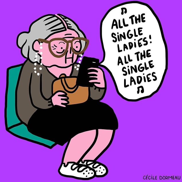 1. All the single ladies, all the single ladies!