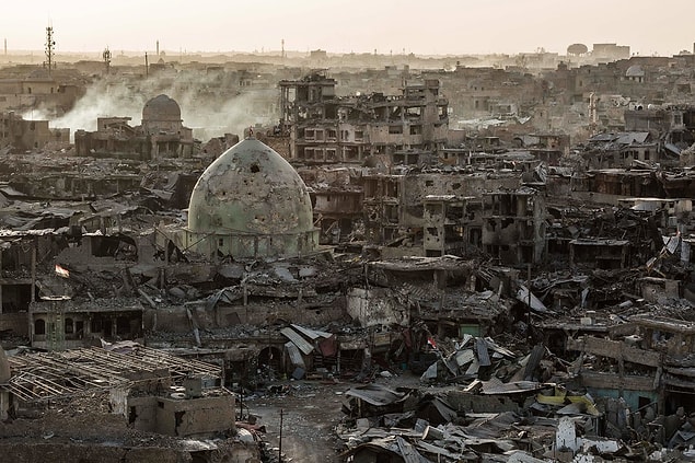 7. IŞİD'den kurtarılan Musul, Irak, 14 Temmuz.