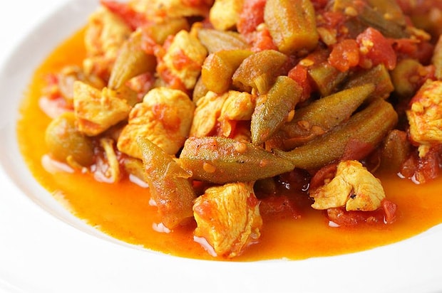 Bamya Yemeği