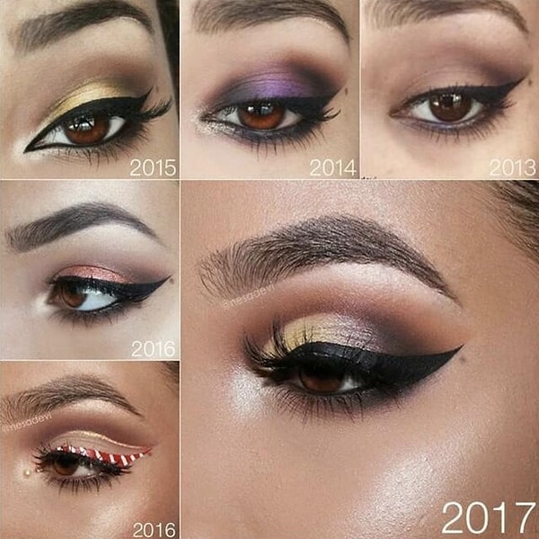 13. У этой девушки уже тогда неплохо получалось, но вы только посмотрите на это произведение искусства сегодня!