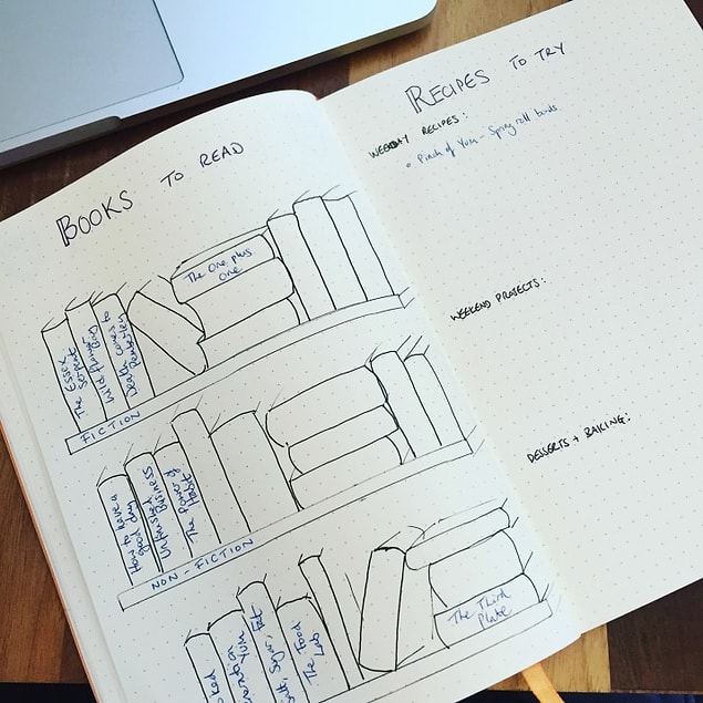 6. Hayatınızı organize etmek için 'bullet-journal'ı deneyin.