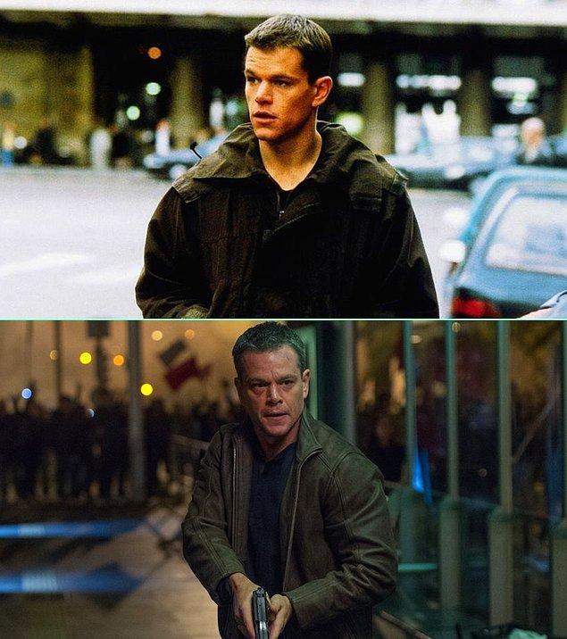 5. O kadar badire atlatınca adam çöktü tabii: Jason Bourne'un 2002'deki ve 2016'daki hali.