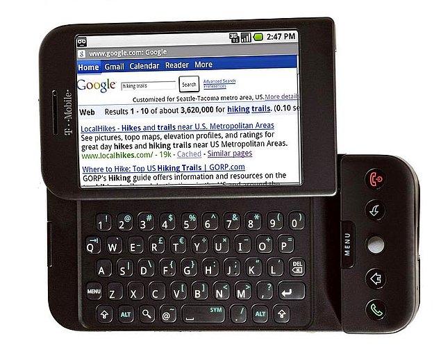 İlk Android telefonun marka ve modeli ise HTC Dream G1 idi.