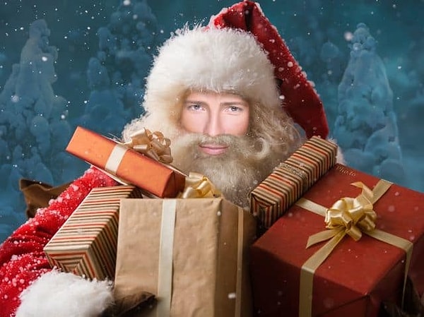 1. Кто это тут у нас такой с подарочками?