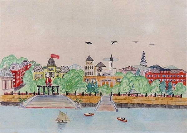 2. "Социалистический город", автор неизвестен, 14 лет, 1934 год