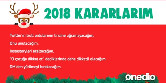 O Sene Bu Sene: Yılbaşında Hangi Kararları Alıyorsun?