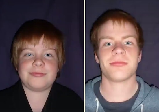 13 Yaşından 23 Yaşına Kadar Her Gün Kendi Fotoğrafını Çeken Gencin Geçirdiği Muazzam Değişim