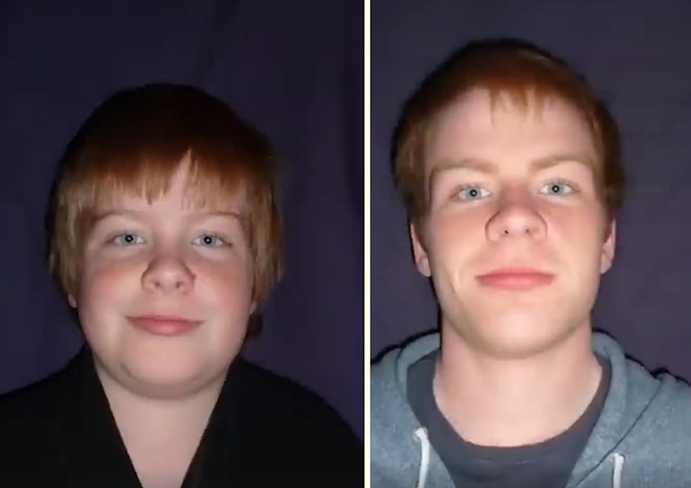 13 Yaşından 23 Yaşına Kadar Her Gün Kendi Fotoğrafını Çeken Gencin Geçirdiği Muazzam Değişim