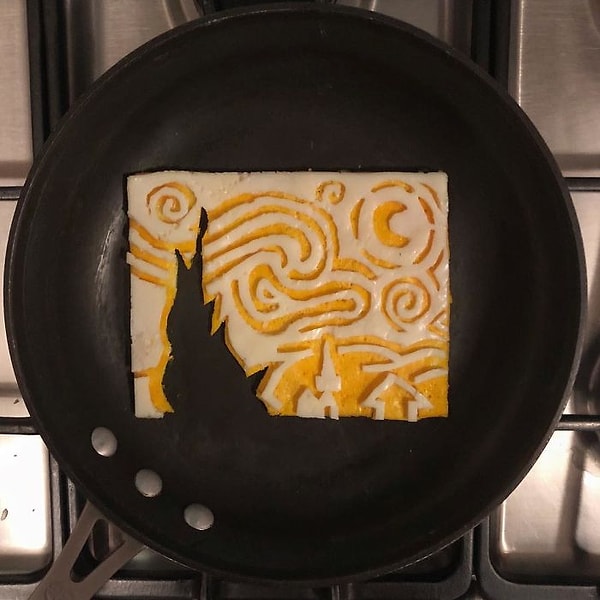 20. "Звездная ночь" Ван Гога