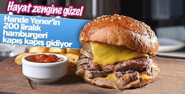 13. 1 TL daha eklerseniz Hande Yener'in yediği hamburgerden yiyebilirsiniz.