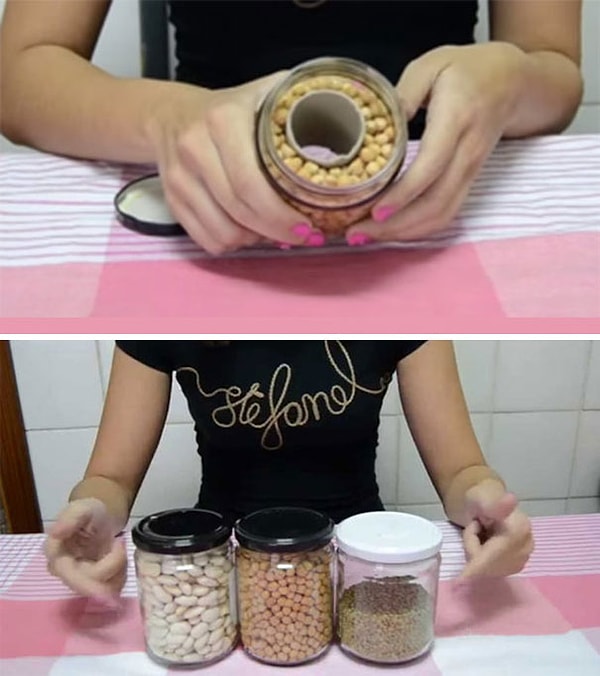 8. Хитрый ход с пространством в банке для круп