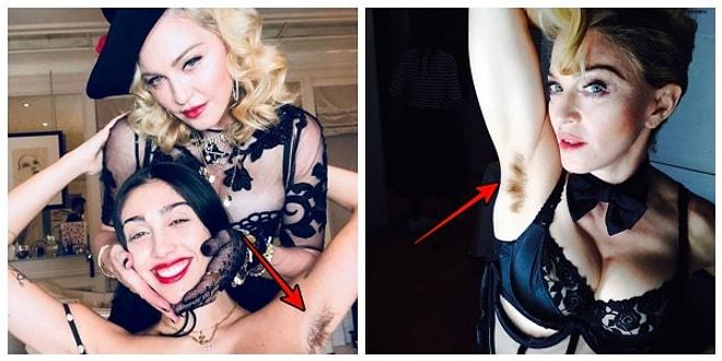 Madonna ve Kızı Lourdes'in "Çok da Tın" Diyerek Paylaştığı Koltuk Altı Tüylü Fotoğrafları Olay Yarattı