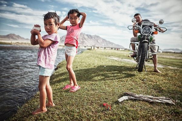 18. Moğolistan'da bir aile