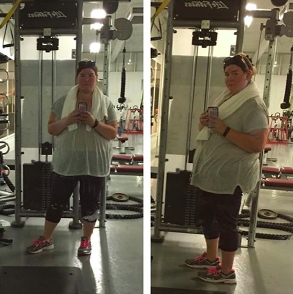 Он часто выкладывала фото в своем Instagram, чтобы поддержать тех, у кого есть проблемы с лишним весом.