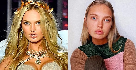 И ненакрашенная красивая, и накрашенная: 19 моделей Victoria's Secret с макияжем и без