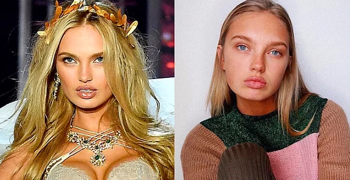 И ненакрашенная красивая, и накрашенная: 19 моделей Victoria's Secret с макияжем и без