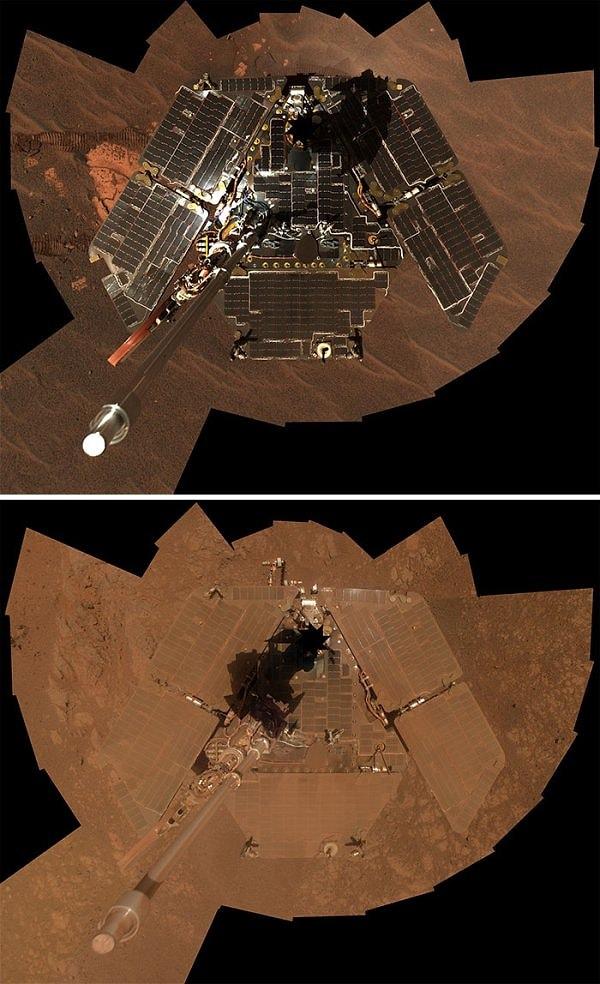 31. 10 yılda kızıl gezegen Mars'ta yaşanan değişiklikler.