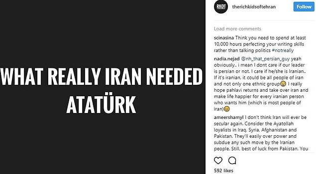 İran’da son dönemde artan reformlar ve dış aktörlerin de etkisi konuşuluyor ancak dün İranlı gençlerin Instagram’dan paylaştığı mesaj sosyal medyayı salladı.