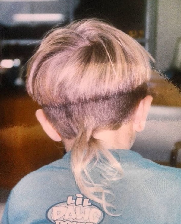 5. Стрижки "маллет" и "крысиный хвостик"