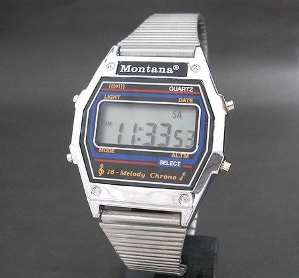 10. Электронные наручные часы, которые появились в начале 90-х