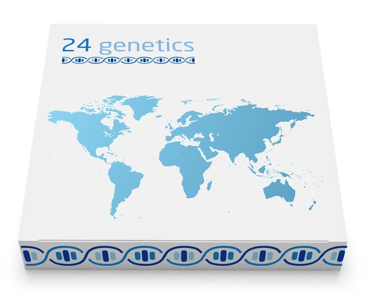 Тест днк 24. 24 Genetics DNA Kit.