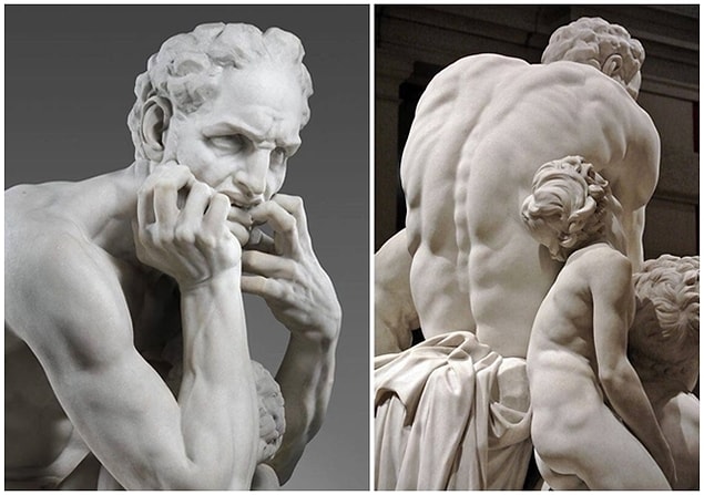Jean-Baptiste Carpeaux, bu eserde Dante Alighieri'nin "Cehennem"inden ilham almış.