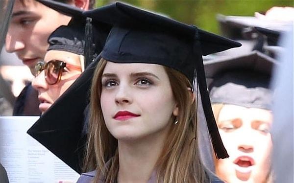 9. Emma Watson - Öğrenmek