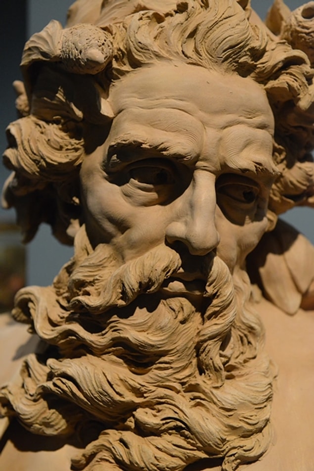 14. Bust of Neptune, Lambert-Sigisbert Adam, 1725–1727.