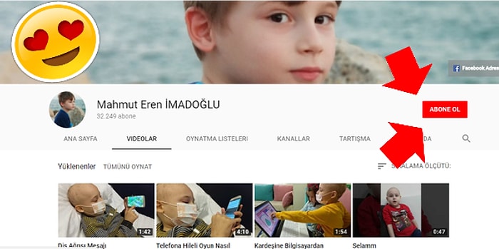 Minik Eren Lösemiyi Yenecek! İşte Karşınızda Dünyanın En Tatlı Youtuber'ı: Mahmut Eren İmadoğlu