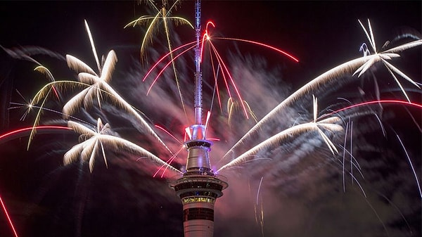 7. Известно, что отмечающие праздник на «алкогольном» острове оставались на нем всю ночь — оттуда они даже смогли посмотреть салют.