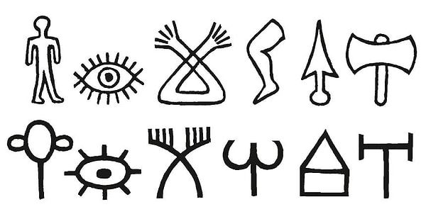 3. Какой вид письменности характерен для первобытного общества: