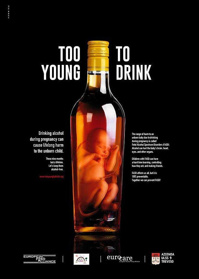 2. "Hamilelik sırasında alkol kullanmak, doğmamış çocuğa ömür boyu zarar verebilir."