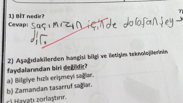 15. Dolaşan takılan bir birey
