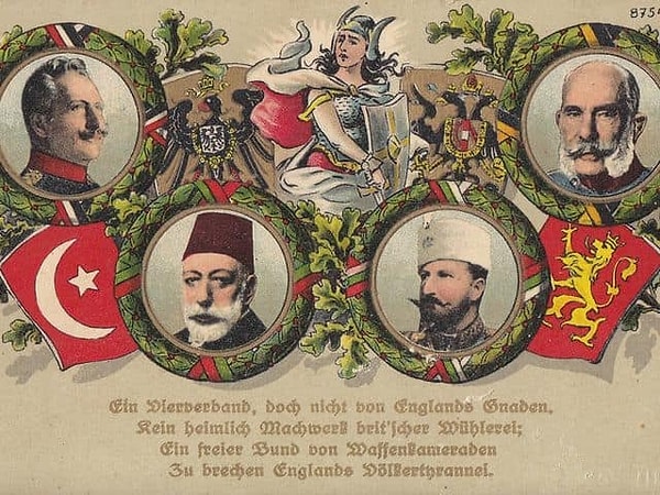 2. Какие страны именовались "Центральными державами" в Первой мировой войне?