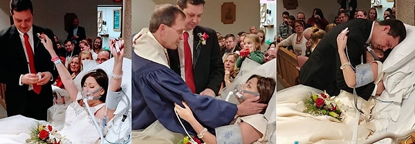 Дэвид: «Мы поженились! Я знаю, что это наши последние дни, может быть, последние часы. Самой необычной свадьбой, в которой я когда-либо участвовал, стала моя собственная».